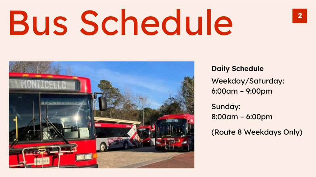 Bus Schedule
