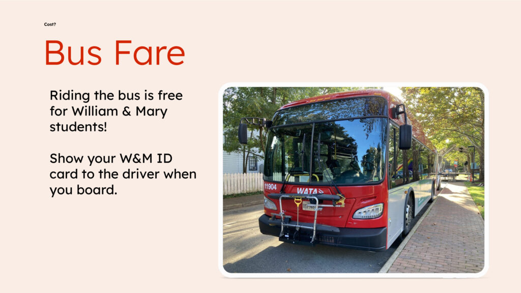 Bus fare
