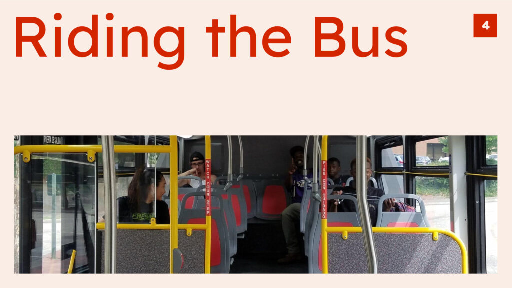 Riding the bus