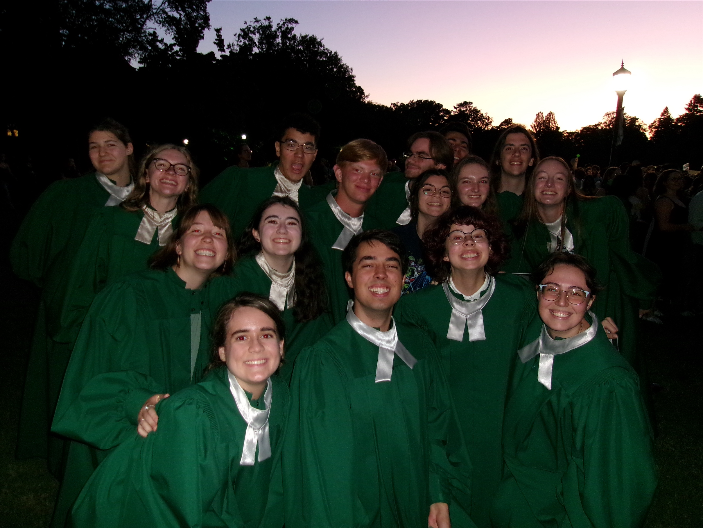 William & Mary Choir Members at Welcoming Convocation (2025)